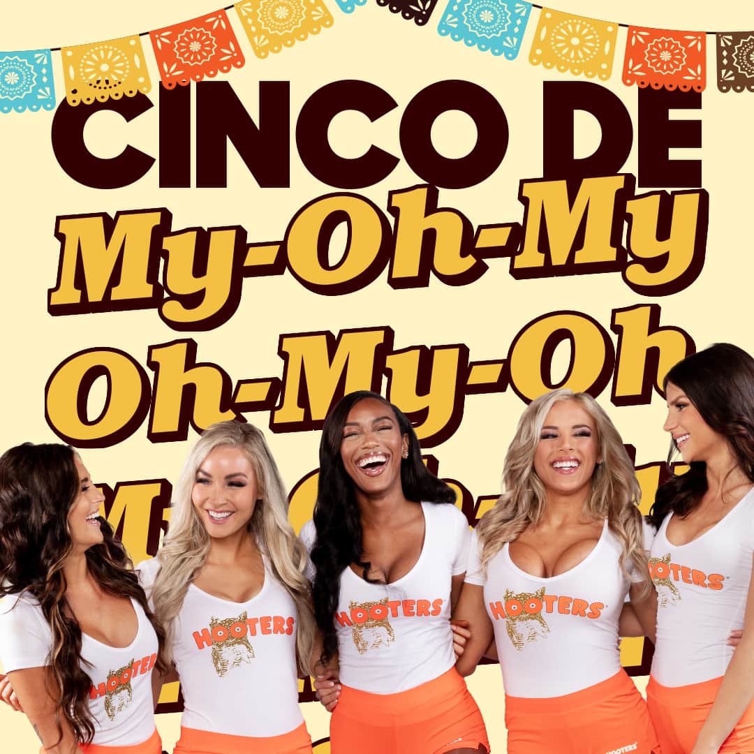 Hootersさんのインスタグラム写真 - (HootersInstagram)「Come for the #CincoDeMayo specials 🇲🇽🪅 Stay for the my-oh-my 🥵 #HootersGirls  #MuyCaliente」5月6日 0時00分 - hooters