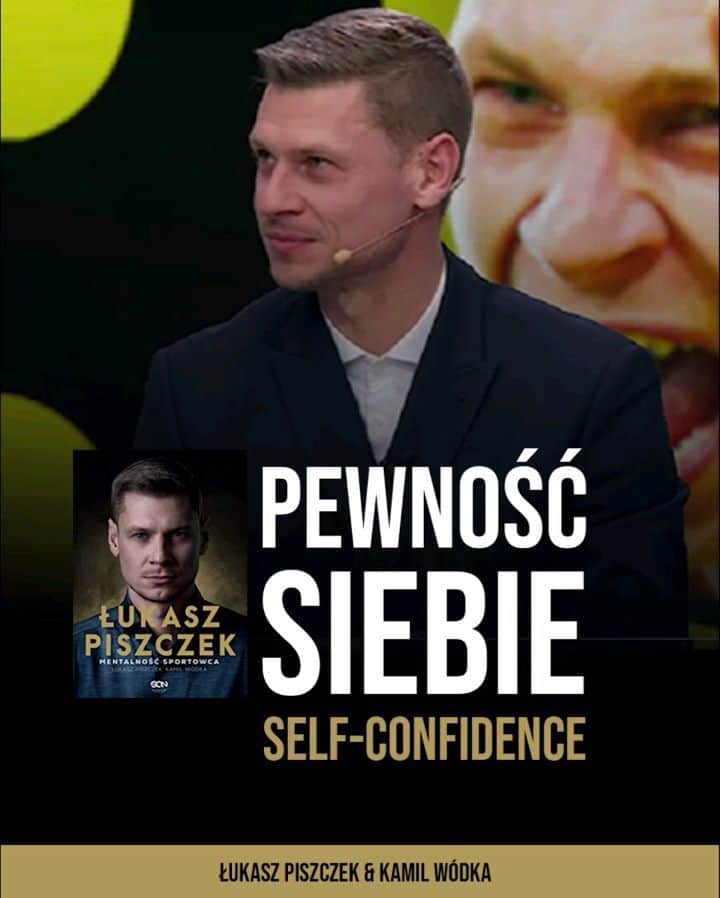 ウカシュ・ピシュチェクのインスタグラム：「Pewność siebie.  Z czego się składa? Jak ją budować? O pewności mówimy jako o konstrukcji, budowli. W jej tworzeniu niezbędnymi elementami są pozostałe składowe przygotowania zawodnika, czyli przygotowanie fizyczne, techniczne i taktyczne.  Sam psycholog, ani psychologia sportu nie pomoże zawodnikowi, który jest źle przygotowany w wymienionych obszarach.  Psychologia sportu jest naturalnym uzupełnieniem i integralną składową treningu „czysto sportowego”. Może pomóc budować dobre czucie się zawodnika podczas meczu, czy zawodów, ale ważne jest to, by mieć świadomość jak dużo elementów wpływa na tę zmienną i wiedzieć, które z nich jesteśmy w stanie kontrolować.   Właśnie o tych zależnościach, a także o myśleniu, które pomaga czuć się pewnie rozmawiamy w tym rozdziale. #MentalnośćSportowca」