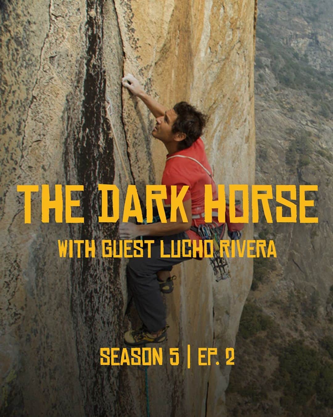 アレックス・オノルドのインスタグラム：「Quiet and humble, Lucho Rivera may have been the anti-thesis of the wild, loud and over the top antics of the Stone Monkey generation. Yet in that band of misfits, he found a home. Now, after three decades of climbing in Yosemite, Lucho may have made the greatest contribution of his generation to the Valley’s history.  Hear @lucho_rivera and myself at the Spotify link in my bio or wherever you find your podcasts.   #climbinggold Photos by: Dan McDevitt and Gabriel Mann  @climbinggold is created by @ducttapethenbeer in collaboration with @alexhonnold. Made with the generous support of our sponsors, @thenorthface and @live.momentous.」
