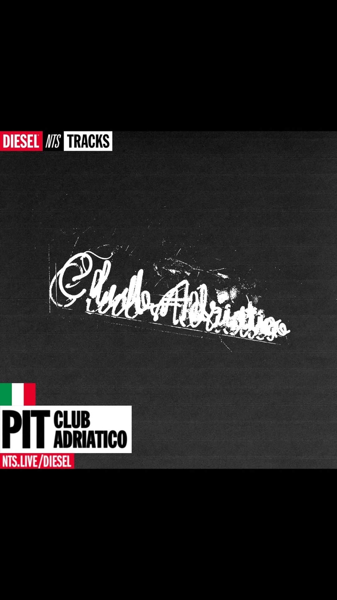 ディーゼルのインスタグラム：「Discover sounds from Italy. Listen to @MatteoPit from @Club_Adriatico for #NTSxDieselTRACKS.  @NTS_radio x Diesel Tracks is live in Rome, May 19. DJ and producer @MatteoPit brings @Club_Adriatico, the party he co-founded in 2013 between the seaside and chemical factories of Ravenna, to Rome in the first of @NTS_radio x Diesel Tracks live parties of 2023.   For tickets and more, see the link in bio.   #ForSuccessfulLiving」