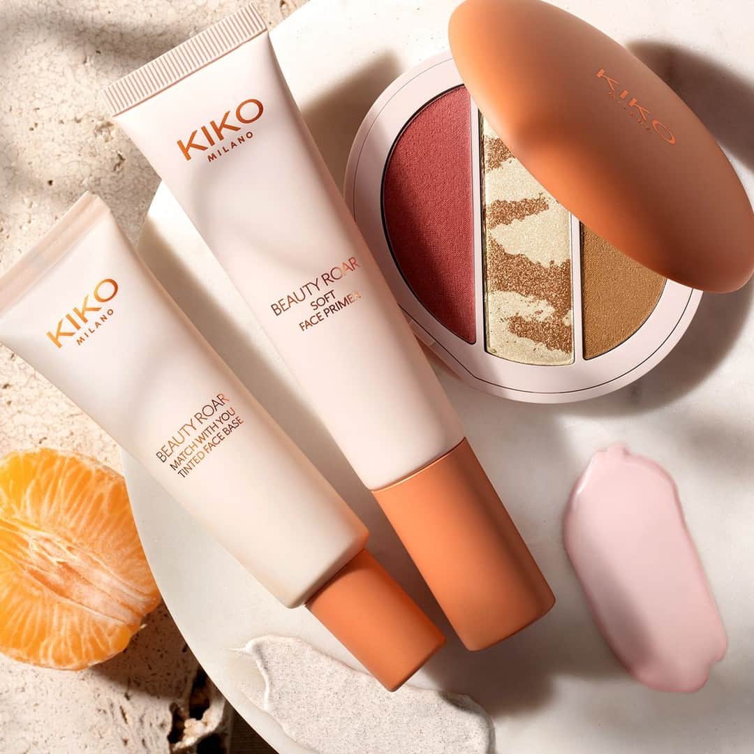 KIKO MILANOさんのインスタグラム写真 - (KIKO MILANOInstagram)「Have you tried these must-have face products yet? 😍 Create the perfect base with #KIKOBeautyRoar! 🧡⁣ ⁣ Soft Face Primer - Flawless Look Face Palette 01 - Match With You Tinted Face Base ⁣」5月6日 0時45分 - kikomilano