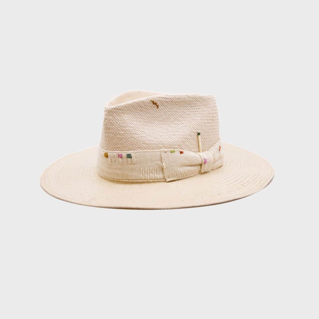 Nick Fouquetのインスタグラム：「Introducing Nick Fouquet Hay Fever Straw Hat Collection  Discover our entire collection through our link in bio.   #NickFouquet #Headwear #HayFeverCapsule #NF #UnmatchableStyle」