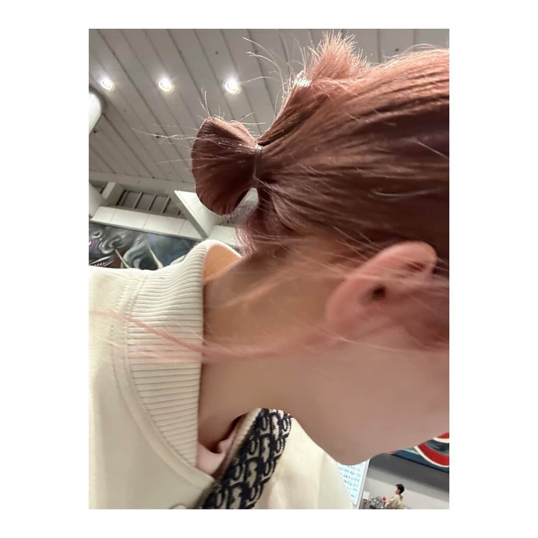 南菜生さんのインスタグラム写真 - (南菜生Instagram)「髪染！！！！！！！！🍑🥛」5月6日 1時06分 - passcode_nao