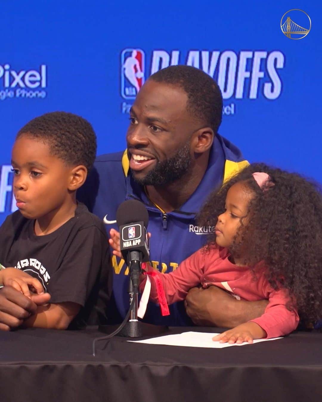 ゴールデンステート・ウォリアーズのインスタグラム：「“These are memories that will last a lifetime.”  @money23green 💛」