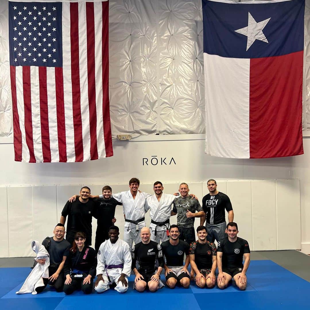 ジョルジュ・サンピエールのインスタグラム：「Jiu-Jitsu is a bit like fashion, it changes and evolves so quickly. You need constant updating to not degrade and stay in the game. OSU!🥋  @roka」