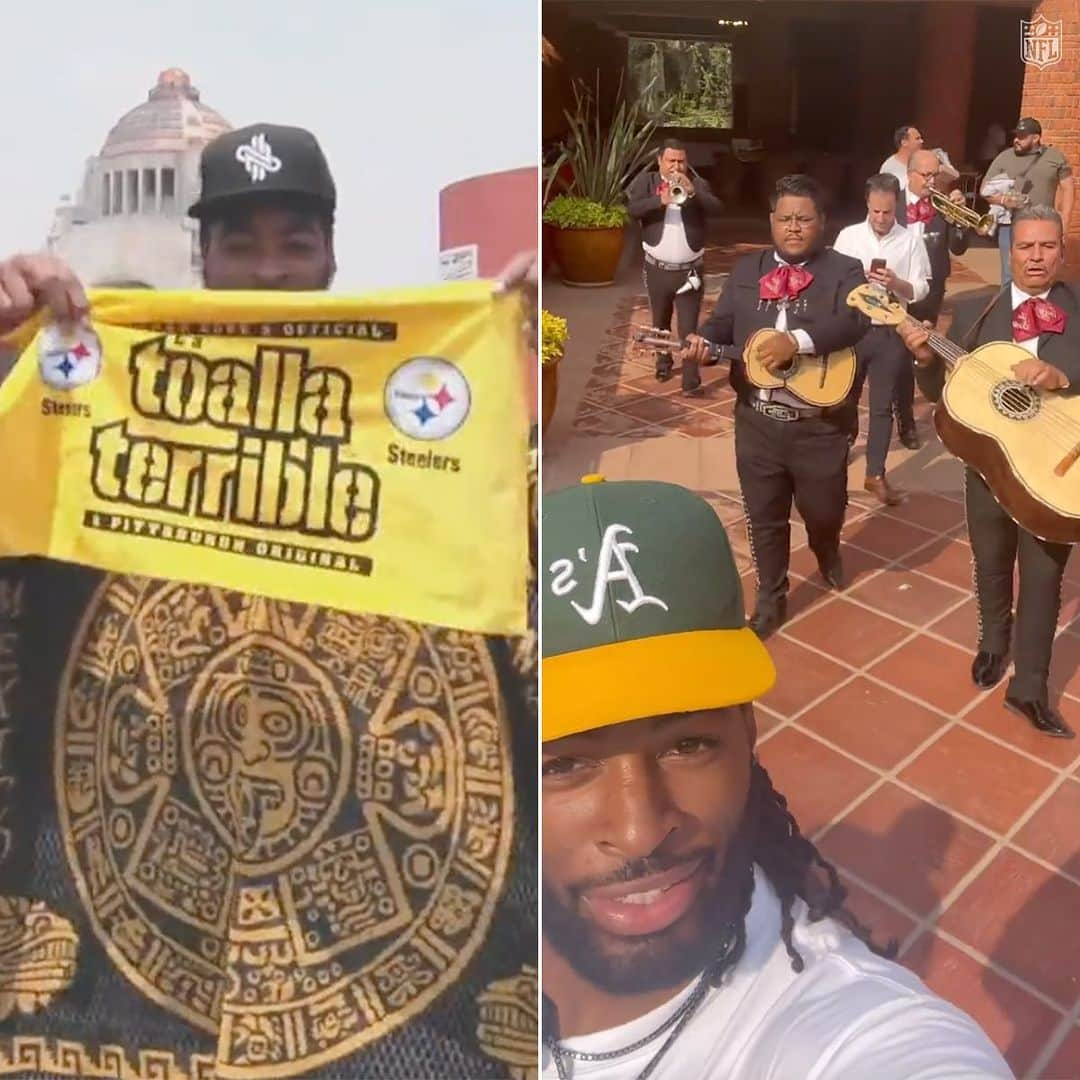 NFLさんのインスタグラム写真 - (NFLInstagram)「@najee_harris loves celebrating Mexican culture. 🇲🇽❤️  🎥: @najee_harris, @espndeportes, @nfloncbs」5月6日 1時56分 - nfl