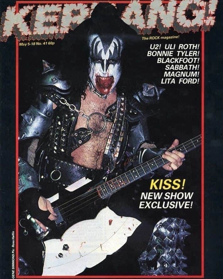 KISSさんのインスタグラム写真 - (KISSInstagram)「#FlashbackFriday - May 5, 1983 - @genesimmons rocked the May issue of Kerrang! Magazine. #KISS50」5月6日 2時27分 - kissonline