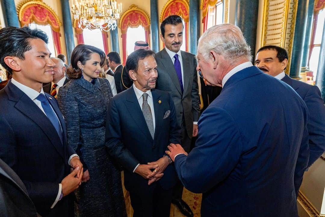 アブドゥル・マティーン王子のインスタグラム：「His Majesty The Kings Reception at Buckingham Palace」