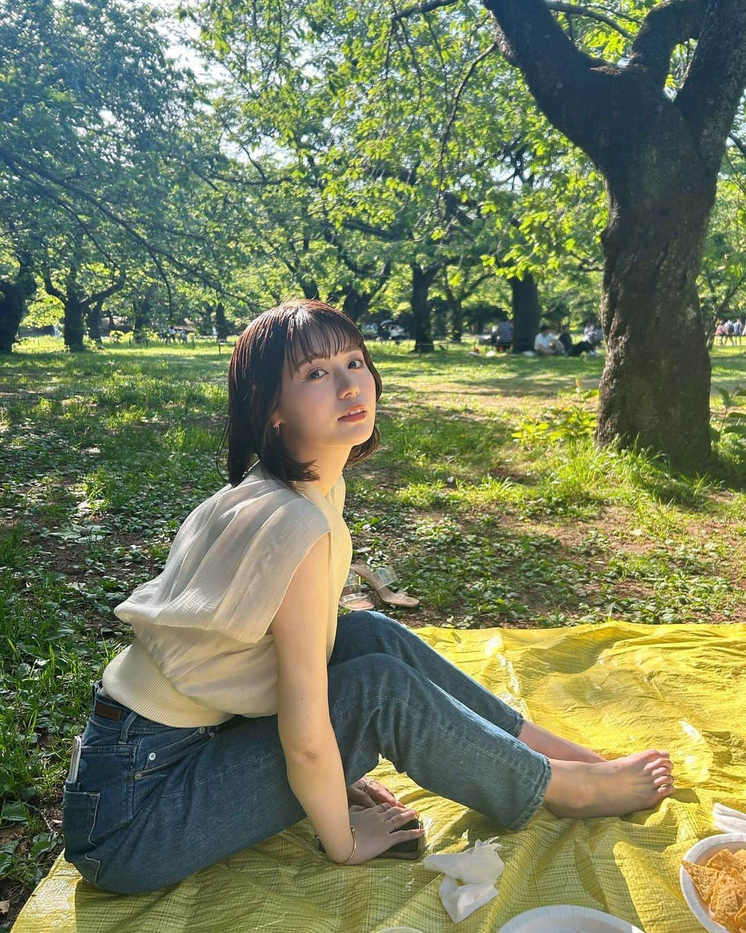 井口綾子さんのインスタグラム写真 - (井口綾子Instagram)「いいお天気続いててうれしいね🧺♡」5月6日 13時25分 - ayako_inokuchi