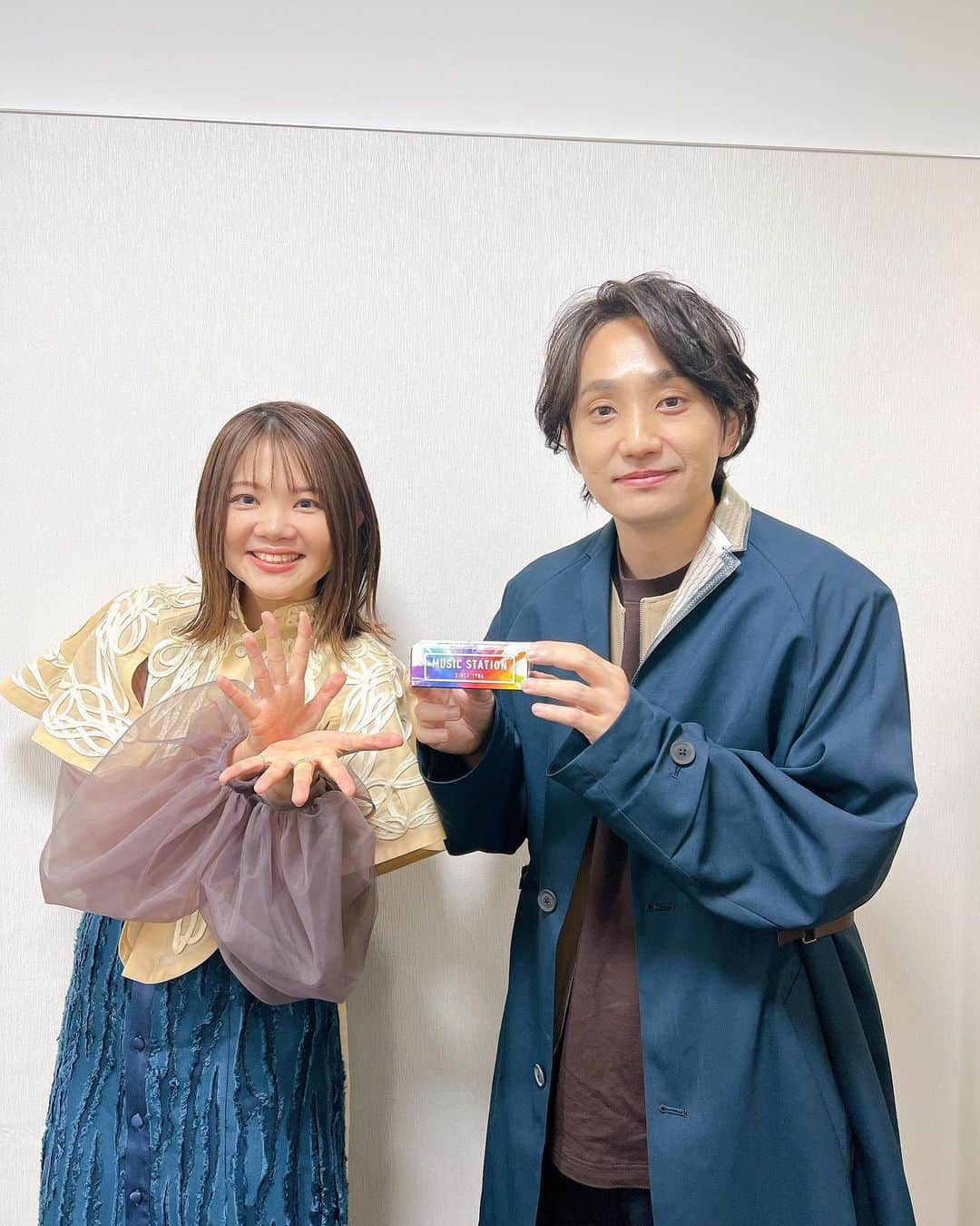 吉岡聖恵さんのインスタグラム写真 - (吉岡聖恵Instagram)「久々にミュージックステーションに出演させて頂きました！ありがとうございました✨  新曲「STAR」是非聴いてみてくださいね🌟 映画「銀河鉄道の父」の主題歌🌃⭐️  どちらも楽しんで頂けますように⚪️」5月6日 14時06分 - kiyoe_yoshioka_official