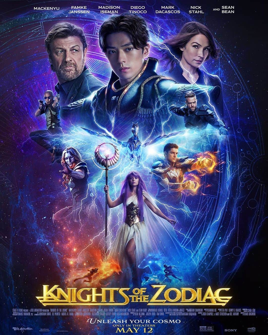 新田真剣佑のインスタグラム：「In One Week, the battle of the Gods begins…  #KnightsoftheZodiac is only in theaters May 12.」