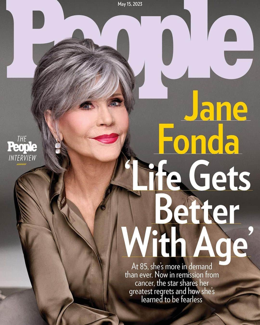 ジェーン・フォンダさんのインスタグラム写真 - (ジェーン・フォンダInstagram)「This weeks @People magazine ❤️ On newsstands today ! or check out link in bio」5月6日 9時18分 - janefonda