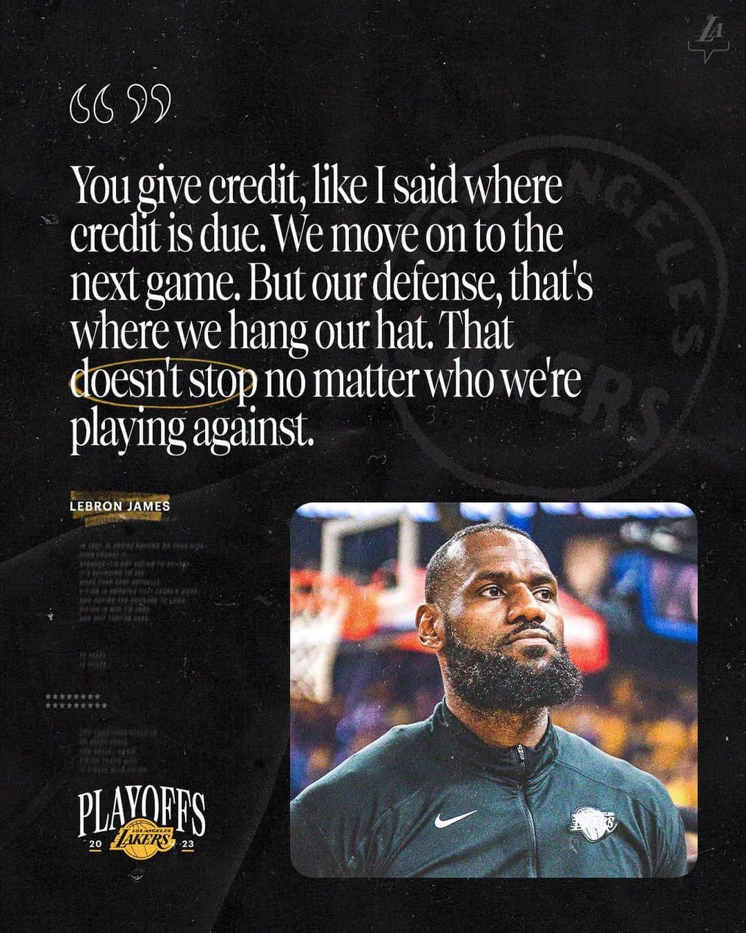 Los Angeles Lakersさんのインスタグラム写真 - (Los Angeles LakersInstagram)「Eyes on Game Three 🔒」5月6日 9時48分 - lakers