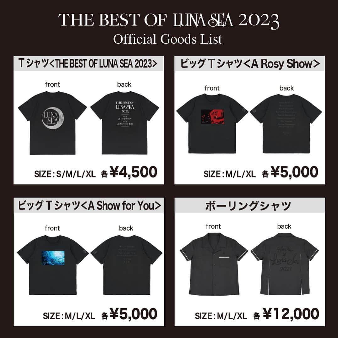 SUGIZOさんのインスタグラム写真 - (SUGIZOInstagram)「【THE BEST OF LUNA SEA 2023 オリジナルグッズ販売決定‼︎】  会場販売に先駆けて、5月5日(金・祝)18:00よりWEB先行販売がスタート。 5月19日(金)までにご購入いただくと、ライヴ初日までお届けが間に合います！（一部商品を除く） 是非この機会をご利用ください。 ※会場販売の詳細に関しましては、後日別途ご案内いたします。  【WEB販売】 5月5日(金・祝)18:00より販売開始  LUNA SEA OFFICIAL WEB STORE https://lunasea-officialstore.jp/  ※本公演よりWEBストアURLが変更になっておりますのでご注意ください。 「LUNA SEA OFFICIAL WEB STORE」をご利用される際は、会員登録(無料)が必要となります。 旧サイトIDでのご利用はできませんので、新規に会員登録(無料)をお願いいたします。 ※登録に時間を要する場合がございますので､事前登録を推奨いたします。 ※SLAVE限定グッズもこちらのストアURLからご購入いただけます。  詳細はこちらから https://www.lunasea.jp/news/LUN_news_20230505  #LUNASEA @lunasea_official_web_store」5月6日 23時55分 - sugizo_official