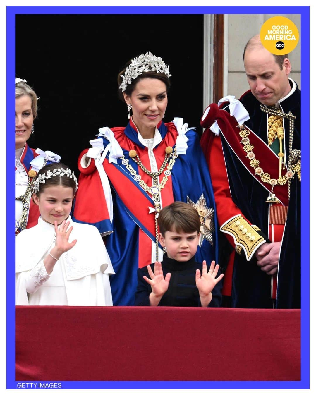 Good Morning Americaさんのインスタグラム写真 - (Good Morning AmericaInstagram)「#PrinceLouis' facial expressions stole the show at King Charles' #coronation. ❤️   Link in bio for the best moments from Prince William and Kate's children at the big event.   #kingcharles #royalfamily #royals #princewilliam #katemiddleton #princegeorge #princesscharlotte」5月6日 23時19分 - goodmorningamerica