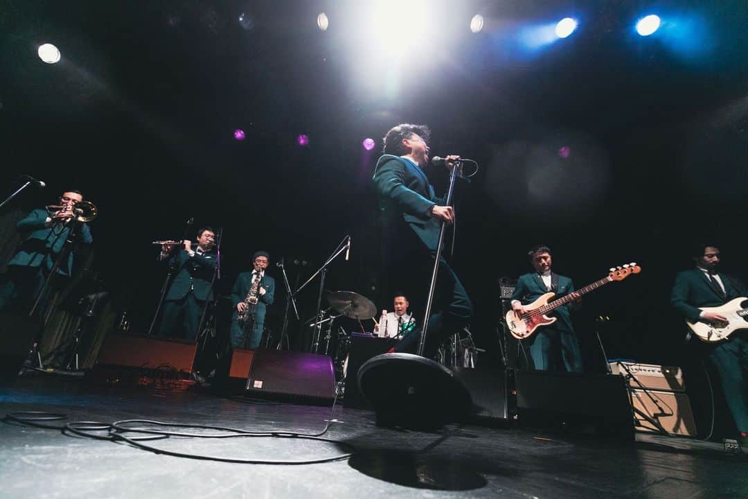 在日ファンクのインスタグラム：「2023.4.25 ダチ 2023 春 at 渋谷 WWW  w/ #OMSB @omsb_was_here   写真：廣田達也 @pppanchiii   #在日ファンク」