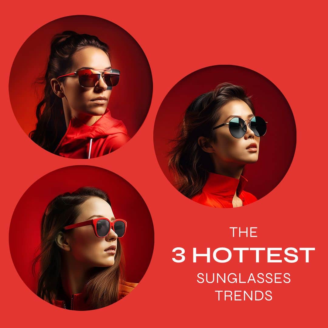 DFS & T Galleriaのインスタグラム：「Elevate your outfits from stylish to iconic this season with the hottest sunglasses trends! 😎  Save and shop our collection of styles, fresh off the runway. 👇🔥  Put a new spin on timeless geometric shapes with bold square frames. Add a touch of 70s glam to your look with larger-than-life shades, or take the sports luxe trend off the field for a statement-making accessory. 😍✨  #DFSOfficial #DFSFashion #Sunglasses #SunglassesStyle」