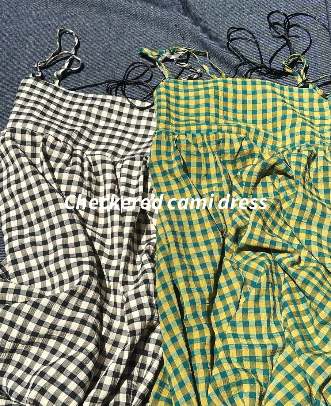 スピンズのインスタグラム：「\ 𝗡𝗲𝘄 𝗶𝘁𝗲𝗺 / ✿lull/ギンガムチェックキャミワンピース ￥𝟲,𝟬𝟱𝟬 𝘁𝗮𝘅 𝗶𝗻 ⁡ 表面に凹凸のある ジャガード素材を使用した キャミワンピース🌿‬ ܸ ⁡ バックデザインが特徴的で360度かわいい♡ ⁡ 今回ご紹介したアイテムは 全国の𝗦𝗣𝗜𝗡𝗡𝗦店舗 𝗼𝗿 𝗦𝗣𝗜𝗡𝗡𝗦 𝗪𝗘𝗕 𝗦𝗧𝗢𝗥𝗘 にて購入できるので是非チェックしてね✍🏻✨ ⁡ #𝗦𝗣𝗜𝗡𝗡𝗦 #スピンズ #𝗼𝗼𝘁𝗱 #スタッフスナップ #𝗦𝗣𝗜𝗡𝗡𝗦スタッフ #プチプラコーデ #きょコ #春コーデ #春服 #夏コーデ #夏服 #ワンピース #ワンピースコーデ #キャミワンピース #キャミワンピ」