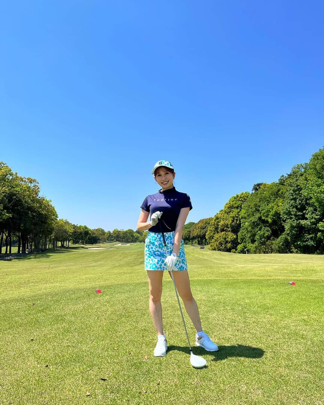 黒田菜月さんのインスタグラム写真 - (黒田菜月Instagram)「いいお天気でした☀️⛳️ #アナウンサー #気象予報士 #セントフォース」5月6日 16時13分 - nyaaatsuki_krd