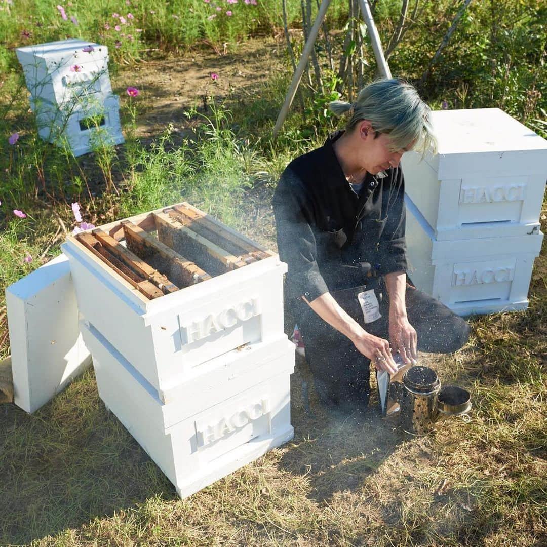 一木美里さんのインスタグラム写真 - (一木美里Instagram)「🍯🐝🩵  いつも暮らしの中にある蜂蜜が、 どうやってどこから来るのか🐝 そしてどれほど神秘的な存在か…🍯✨  Beekeeper DDさんの話を聴いていると興味が止まりません🌏💕  #SDGs と密接な存在であるBeekeeper(養蜂家)のお話、 ぜひ聴いてくださいね:)  #Repost @hacci_official ・・・ 5/6(土) 本日、 HACCIのBeeKeeper🐝DD水谷(@d_means_nothing)が初ラジオに出演致します。  2週間後にOPENするみつばちの楽園はじめ、DD自身について、水谷家についてもお話しています。  ぜひ、お楽しみ下さい！！  5/6(土) 21:30 ～  TOKYO FM(80.0MHz) 『JAPAN MOVE UP supported by TOKYO HEADLINE』 ※放送終了後は、ラジオ配信アプリ『radiko』でお聴きいただけます♪  #hacci #honeycosmetics #はちみつコスメ #ラジオ #ラジオ出演 #ミツバチ #みつばち #蜜蜂 #養蜂 #養蜂家 #ラジオパーソナリティー #ラジオ番組 #養蜂場 #beekeeper #beekeepers #beekeeperslife #beekeeperlife #beekeepersofinstagram」5月6日 16時27分 - misato_ichiki