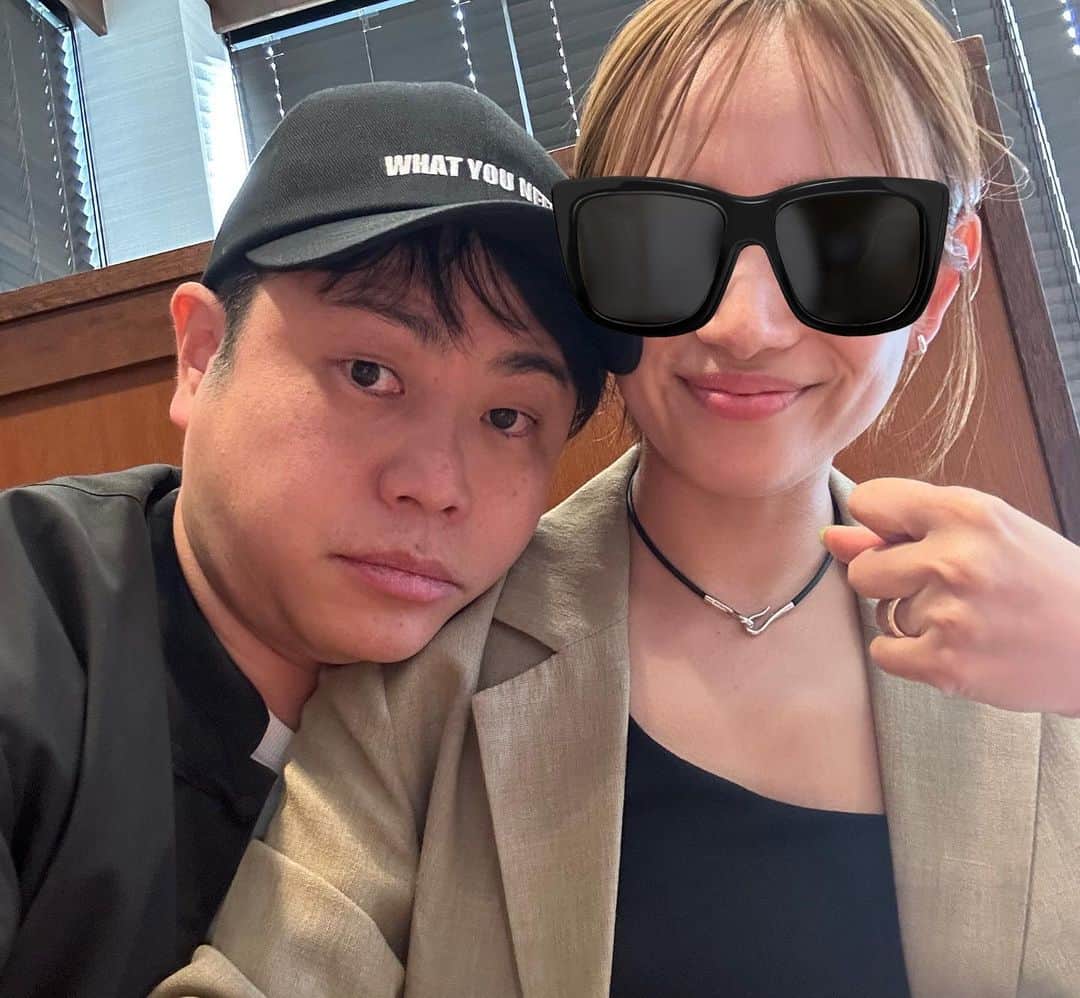 井上裕介のインスタグラム：「デートしたよ❤️  #嫁 #デート #酒 #飲んだだけ」