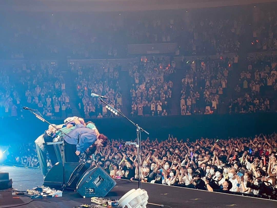 George のインスタグラム：「ASIAN KUNG-FU GENERATION  REQUESTAGE 2023  ARABAKI ROCK FEST.23  #ASIANKUNGFUGENERATION #AKG」