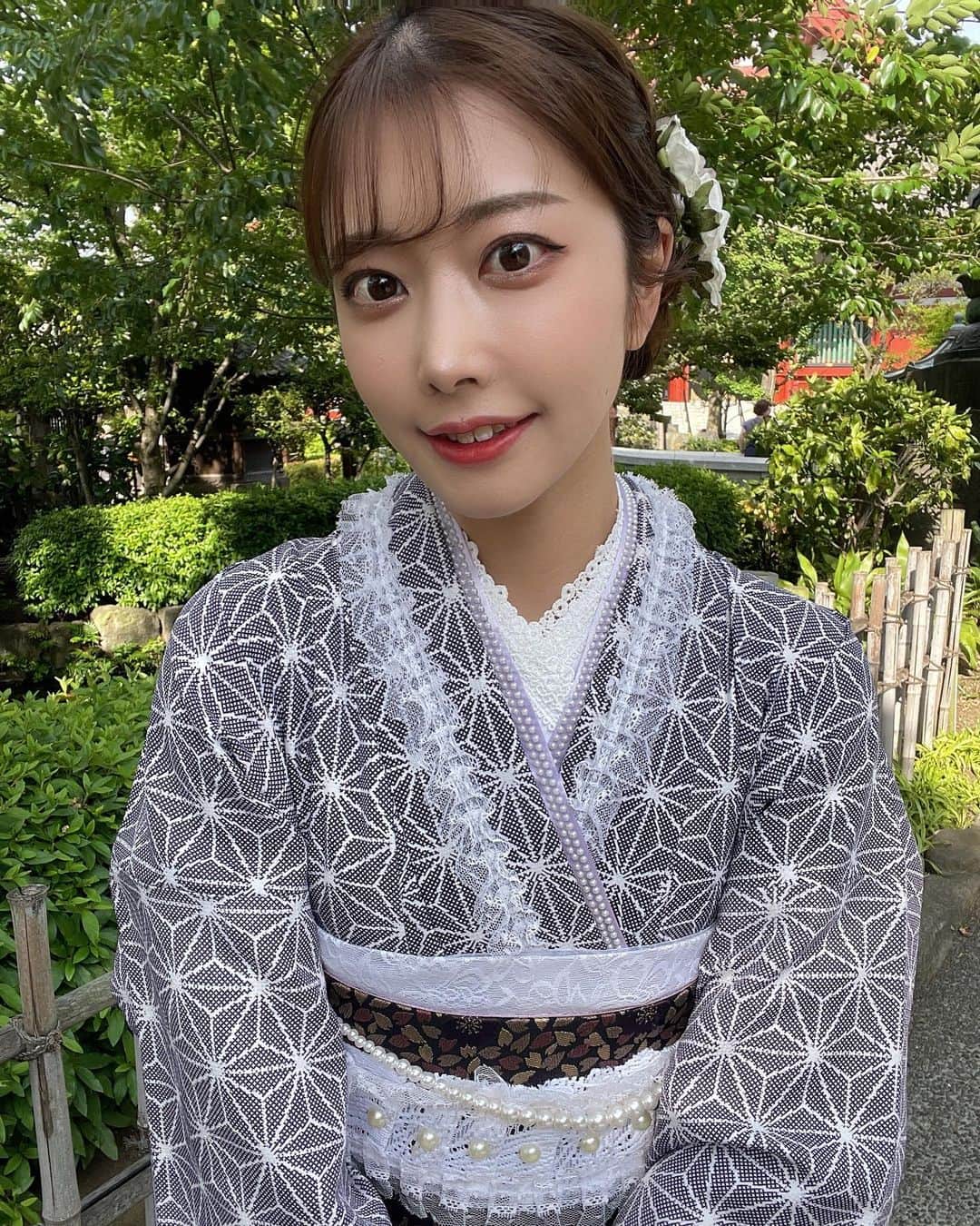 西井綾音のインスタグラム：「着物久々に着た🫶」