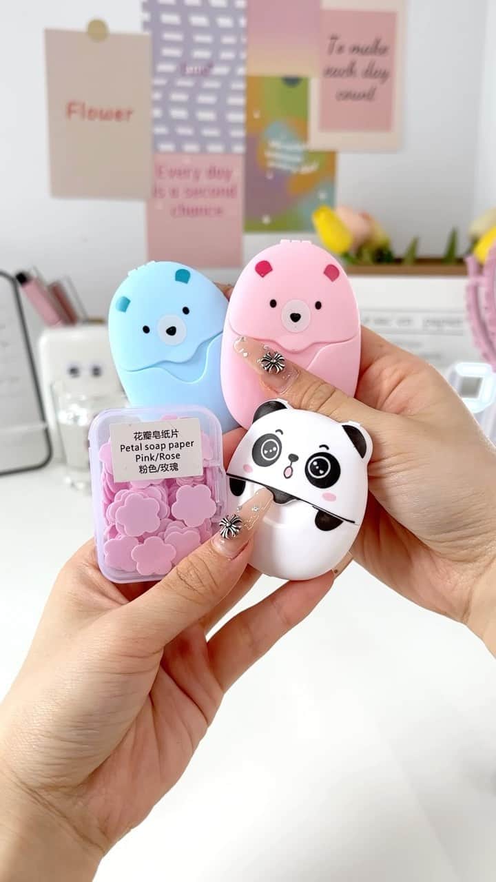 SHEINのインスタグラム：「Never leaving home without these convenient paper soaps again! 🧼🫧  🔎14796355 14437462 14431642 14538608  #SHEIN #SHEINforAll #SHEINstyle #fashion #chic #OOTD」