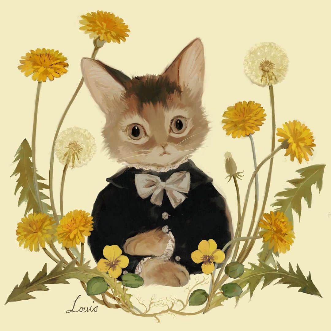 tonoさんのインスタグラム写真 - (tonoInstagram)「#illustration #cat」5月6日 20時36分 - rt0no