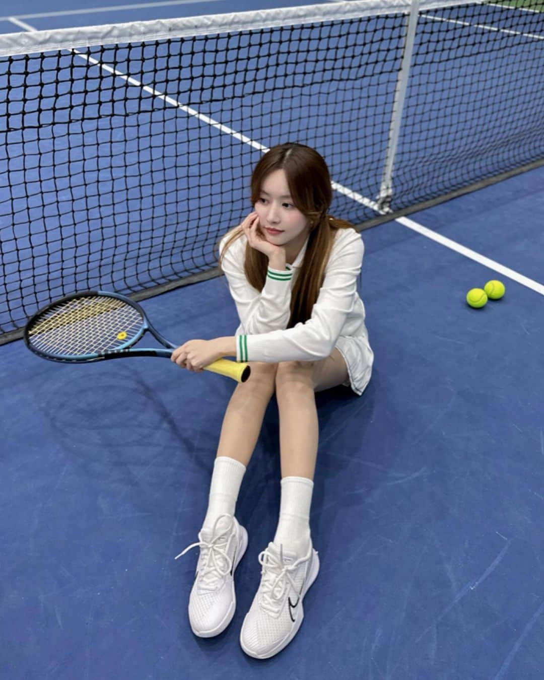 ハン・ボルムさんのインスタグラム写真 - (ハン・ボルムInstagram)「#테니스 사진만 찍는거 아닙니다 🎾」5月6日 21時21分 - han_bling_