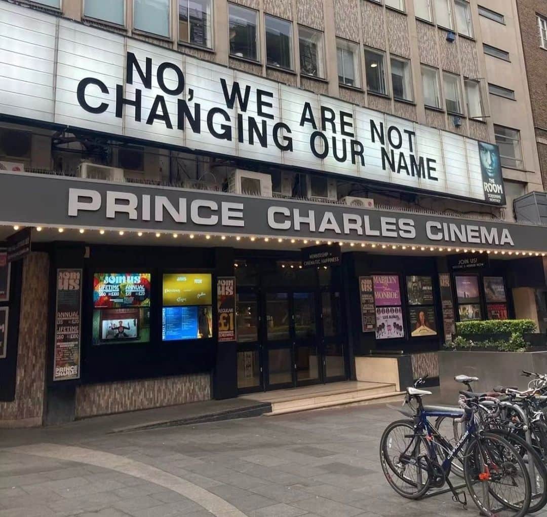 のインスタグラム：「When movie theaters JUST SAY NOPE!   @princecharlescinema #princecharles #nope」