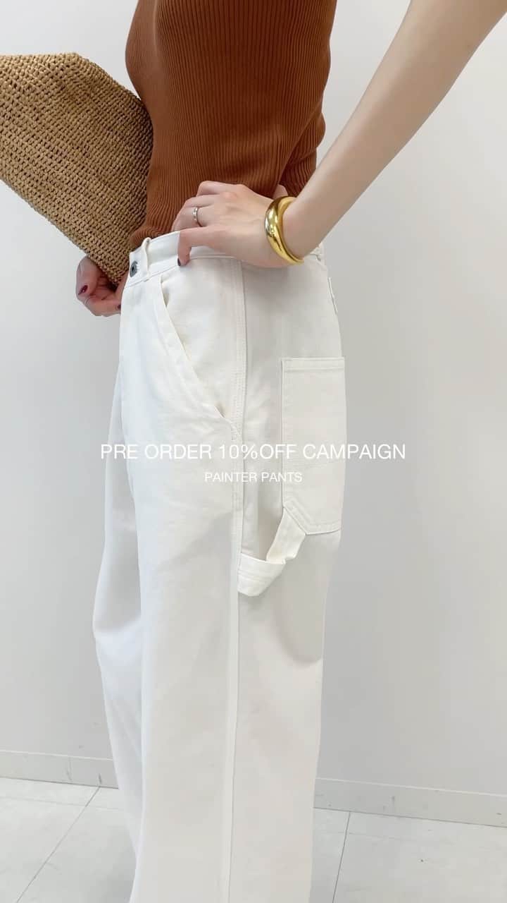 のインスタグラム：「〝PRE ORDER 10%OFF CAMPAIGN〟 明日5/7(日)23:59まで！ ⁡ ⁡キャンペーン対象アイテム 1. ・Linen Iラインワンピース No.23040922309020 ¥27,500 col:ブラック/ベージュ size:36/38 ⁡ 2. ・ペインターパンツ No.23030922118020 ¥25,300 col:ネイビー/ホワイト size:34/36/38 ⁡ 3. ・サイドベントパンツ No.23030922202010 ¥18,700 col:ブラック/ブラウン/ベージュ size:34/36/38/40 ⁡ ⁡ 「PRE ORDER 10%OFF Campaign」 ベイクルーズストアにて、 明日5/7(日)23:59まで開催中！ ⁡ 2023年夏の最新アイテムを いち早く先行予約＋10%OFFでお買い求めいただける お得なキャンペーンです！ この期間にぜひ BAYCREW'S STOREでのお買い物をお楽しみください。 ⁡ ⁡ ⁡ ⁡ 【WEB決済電話受付可能店舗】 ▪︎ルミネカード NEWoMan新宿店・有楽町店・池袋店・大宮店 ▪︎MIカード ラシック名古屋店 ⁡ ⁡ #Plage #プラージュ #baycrews #ベイクルーズ #fashion #ファッション #coordinate #コーディネート #リネンワンピース #リネンワンピースコーデ  #ペインターパンツ」