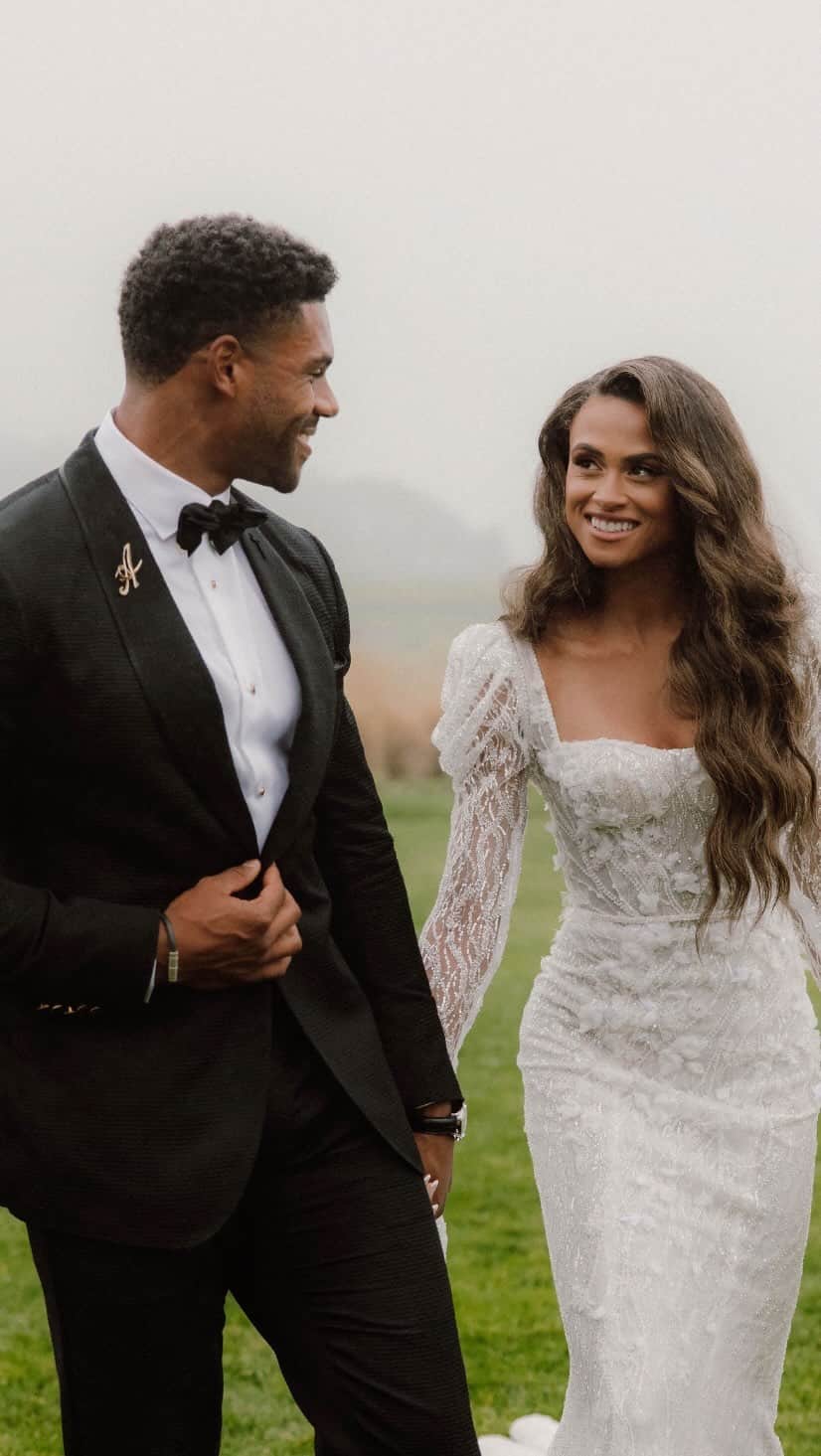 シドニー・マクローリンのインスタグラム：「Our first wedding anniversary, hard to believe it has been a year already!! 🤍🕊️ to much more growth, steadfast love, and faithfulness. To Christ be the glory. 💍」