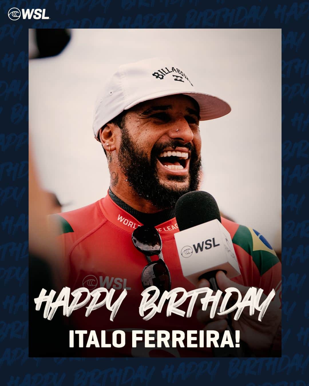 世界プロサーフィン連盟（WSL）さんのインスタグラム写真 - (世界プロサーフィン連盟（WSL）Instagram)「Wishing a very happy birthday to @italoferreira! 🎂」5月7日 1時58分 - wsl