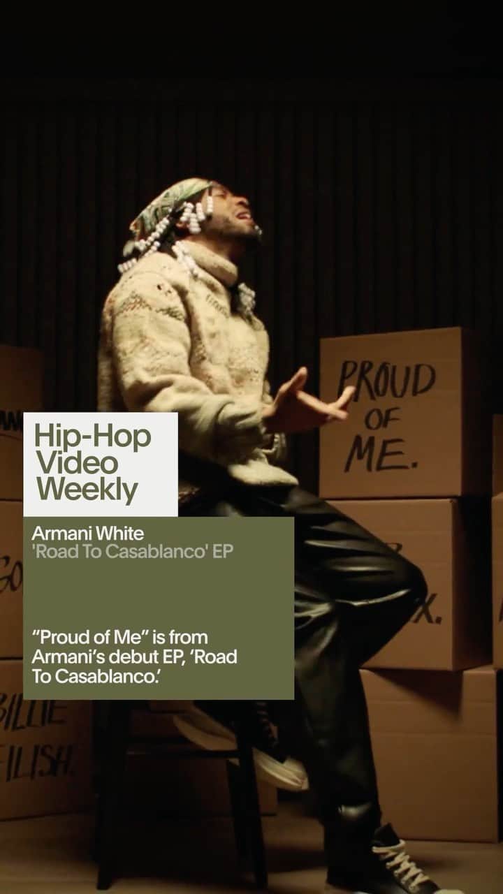 Vevoのインスタグラム：「.@armaniblanco's 'Road To Casablanco' is our Album of the Week! Hit the bio link for more in the latest Hip-Hop Video Weekly episode. Be sure too subscribe to the Vevo ctrl channel while you're there, too!」