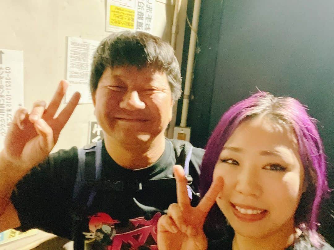 のインスタグラム：「5/6新木場大会にチャンス大城さん @chance__0122 が来てくれました😆🫶 チャンスさん、ありがとうございました!!  #仙女  #sendaigirlspro #女子プロレス #プロレス #SENJO #dashchisako  #チャンス大城」