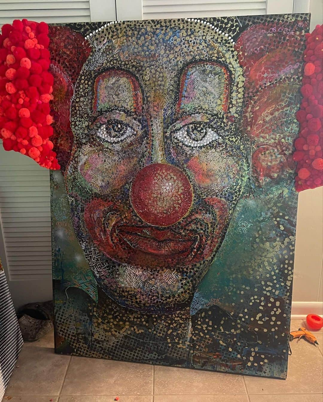 デヴィッド・アークエットさんのインスタグラム写真 - (デヴィッド・アークエットInstagram)「It’s true @realbozotheclown is in the studio making #clown #art #music by @charleycrockett #imjustaclown」5月7日 2時28分 - davidarquette