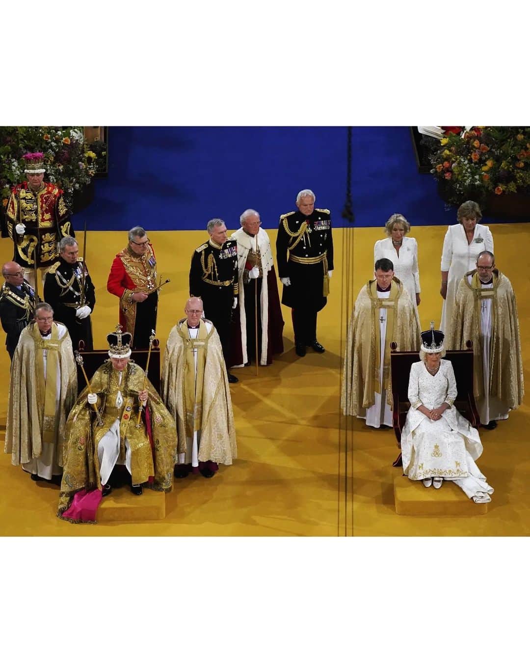 ロイヤル・ファミリーさんのインスタグラム写真 - (ロイヤル・ファミリーInstagram)「The Coronation Service of King Charles III and Queen Camilla.  Read more about this historic day on our website - link in bio.」5月7日 3時23分 - theroyalfamily