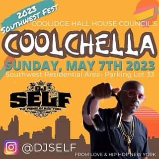 DJ Selfさんのインスタグラム写真 - (DJ SelfInstagram)「UMass Amherst meet me at CoolChella tomorrow for good vibes and turnup. @coolidge.hoco」5月7日 5時38分 - djself