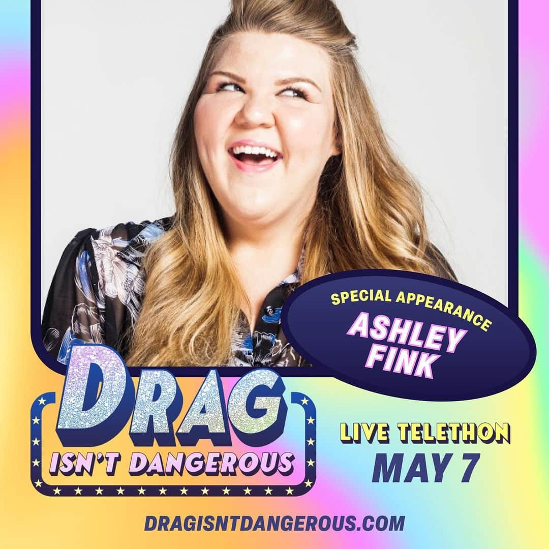 アシュリー・フィンクさんのインスタグラム写真 - (アシュリー・フィンクInstagram)「So proud 🌈 to be a part of the @dragisntdangerous telethon tomorrow! Please sign up for the livestream, you have no idea what a difference one person can make. CALL ME!!! ☎️ And check out this lineup! Too many incredible people to even tag! 🙀 — Amid the recent vitriol against drag performers in the US, #dragrace #winners and #alumni are taking a stand! They're joining forces for the #dragisntdangerous campaign, which includes a one-night-only telethon featuring performances from some of our favourite queens. Proceeds will support LGBTQ+ causes and drag performers in need. Let's spread love and support for our drag community! https://dragisntdangerous.com」5月7日 7時40分 - axemefink