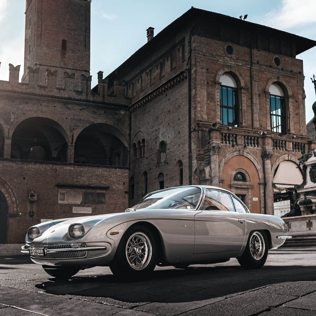 ランボルギーニのインスタグラム：「We were born 60 years ago today. This is how we started.  #Lamborghini #DrivingHumansBeyond」