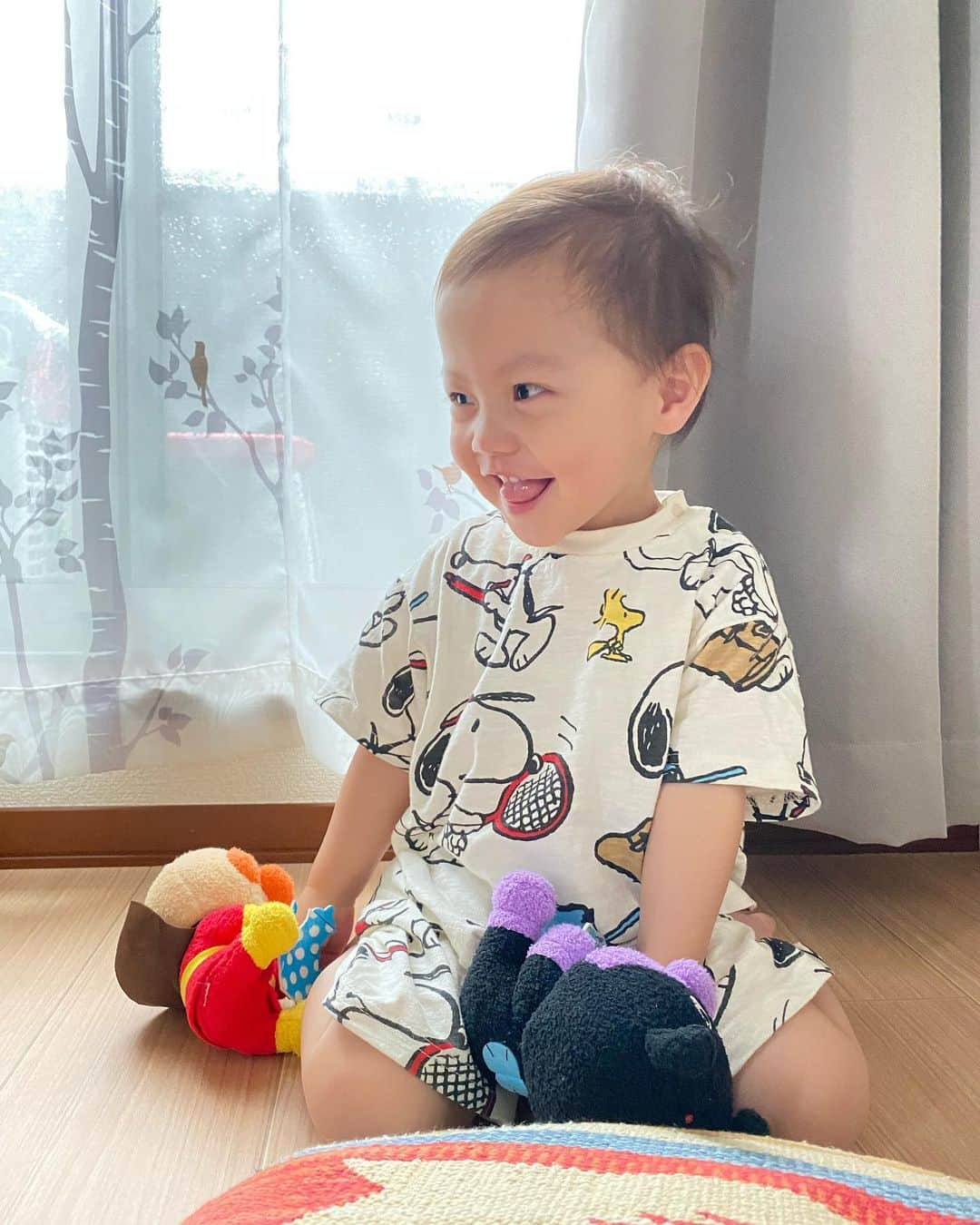 西国原礼子のインスタグラム：「スヌーピーとアンパンマンとバイキンマン🤪」