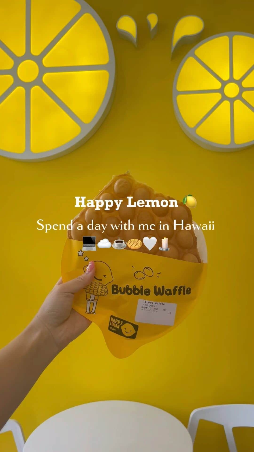 kawaiihawaiitourのインスタグラム：「ハワイで過ごすおしゃれな時間💕 ハッピーレモンカフェ🍋 ぜひ訪れてみてください♪  💗【Kawaii Hawai'i Tour】💗 (ハワイ州政府公認会社 PUC 497-C) 𓇼日本人経営 日本人ガイド付きツアーで安心️！ 𓇼あなただけのオリジナルツアー 𓇼なんでもご相談下さい！ 𓇼お写真も沢山お撮りします📷🤍 *─────────────* 『お客様の笑顔が私達の笑顔』をモットーにツアーをさせてもらっています🥰💕 *─────────────*  #ハワイ  #ハワイツアー  #ハワイウエディング  #ハワイツアー 　#ハワイチャーターツアー  #ハワイ旅行 #カイルア #ハレイワ 　#ハワイ挙式 　#ハワイハネムーン  #ハワイフォト#ハワイ生活 #ハワイグルメ #ハワイ好きな人と繋がりたい #ハワイ情報 #ハワイ観光 #ハワイおすすめ #ハワイおすすめスポット #ハワイの景色 #ロイアルハワイアンホテル #ハワイホテル #ブランチ #朝食 #オワフ #ハワイグルメ情報 #ハワイ」