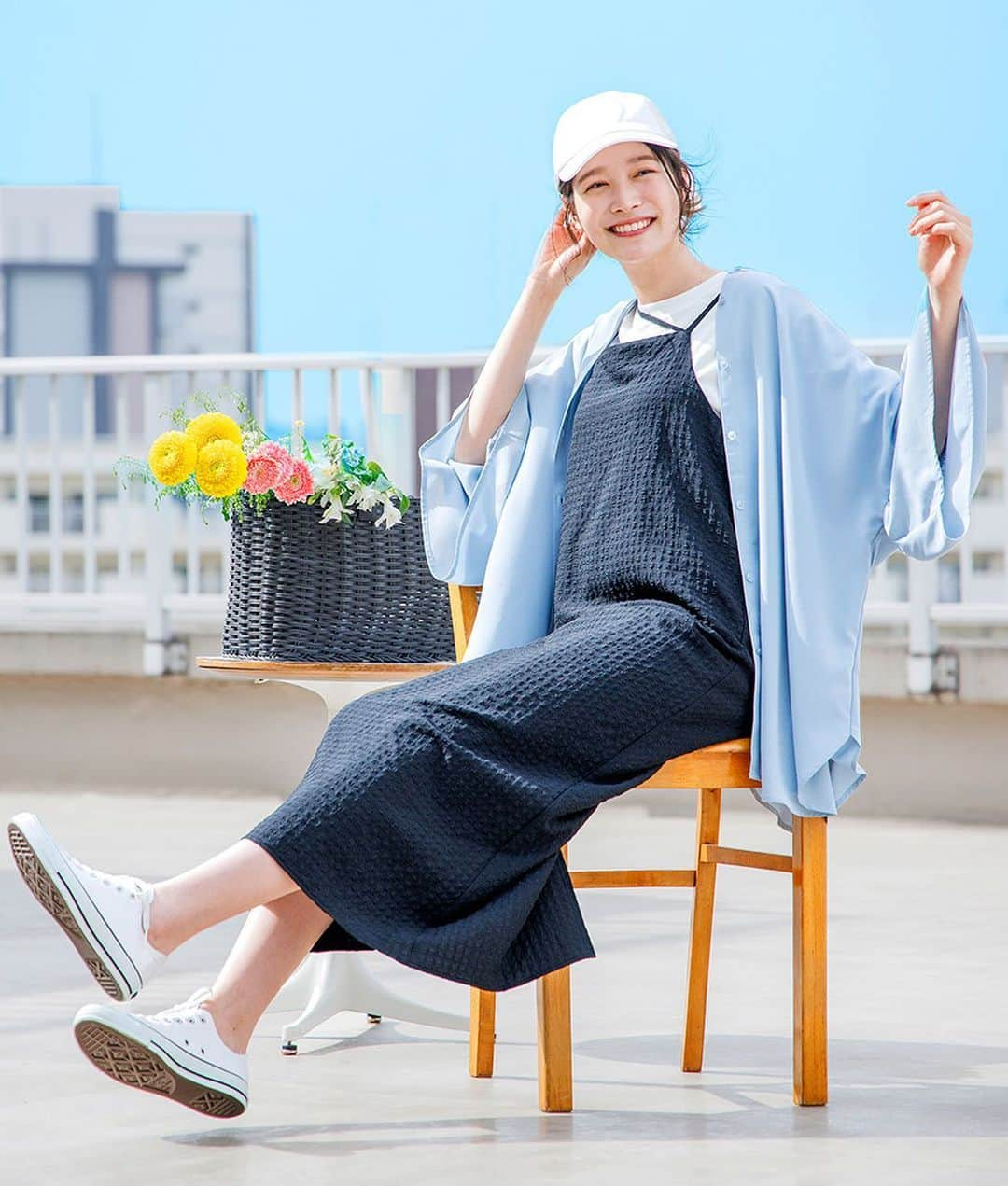 杉浦花奈のインスタグラム：「パシオス 「 SUFFUSE Summer Collection 2023 」 https://www.paseos.co.jp/brand/suffuse/ladies/ @paseos_official」