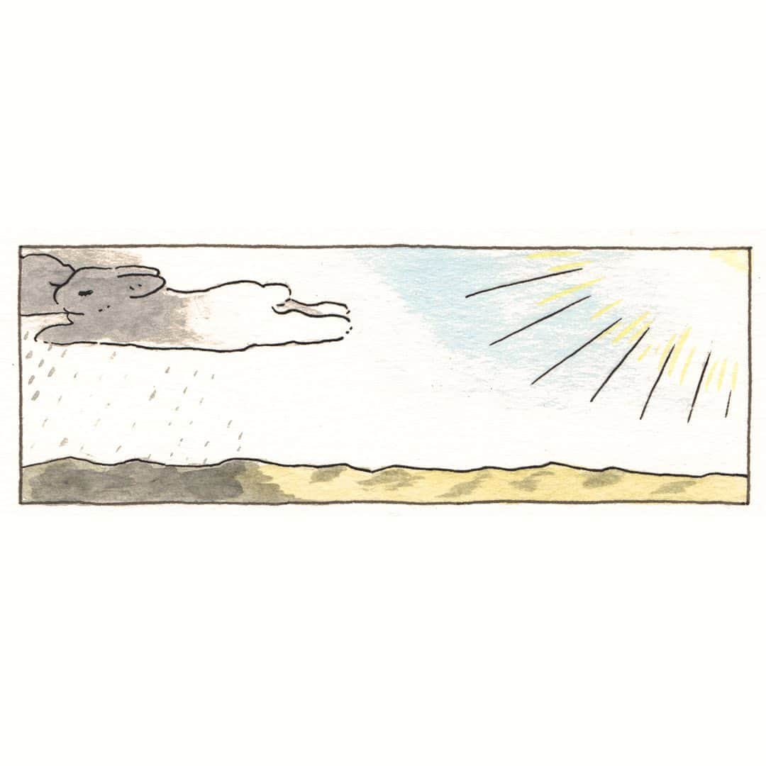 森山標子(しなこ)/Schinakoさんのインスタグラム写真 - (森山標子(しなこ)/SchinakoInstagram)「rain clouds🌧️🐇 雨雲☘️」5月7日 12時17分 - schinako