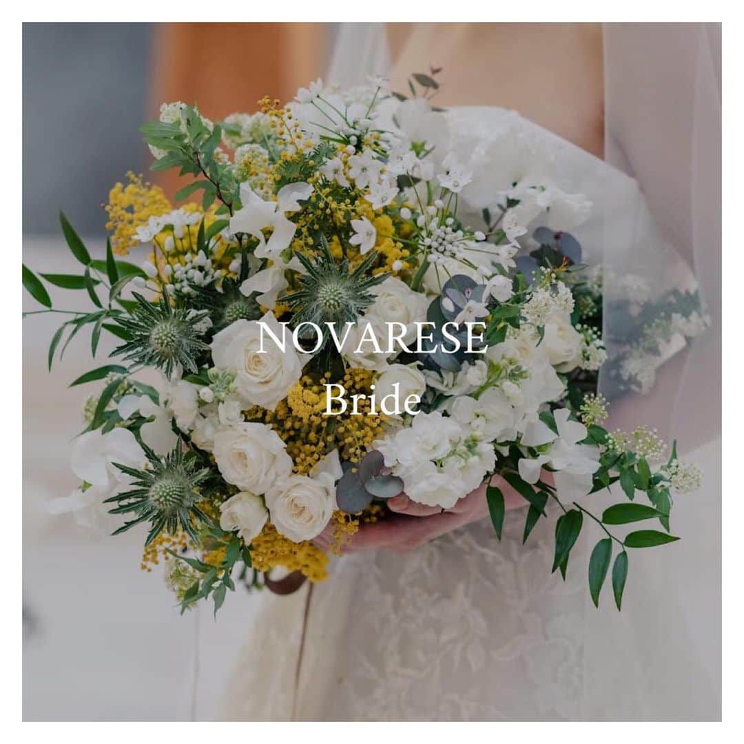 NOVARESE Dress Officialのインスタグラム：「⁡ チュールに草花のモチーフが刺繍された柔らかなAラインのドレスです サテンのリボンでウエストを飾るスタイルです ⁡ Dress: ECNV06 (Novarese) @novaresewedding  ⁡ お問い合わせは、お近くのノバレーゼまで ⁡ #ノバレーゼウエディング #ノバレーゼ #ノバレーゼドレス #プレ花嫁 #東京花嫁 #関西花嫁 #名古屋花嫁 #広島花嫁 #福岡花嫁 #ウエディングドレス #ノバレーゼ花嫁 #novaresewedding #novarese #novareseexclusive」