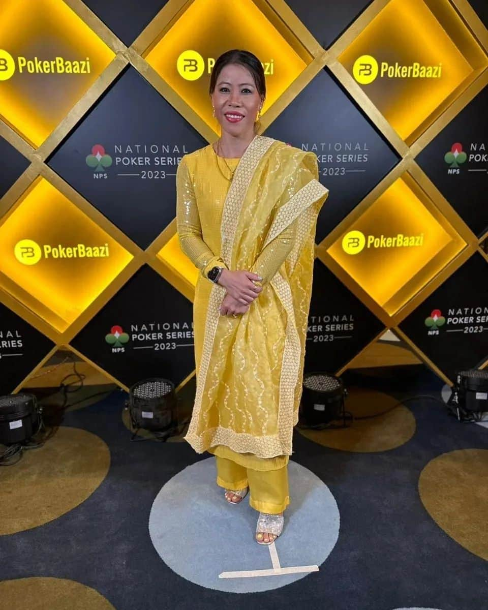 Mary Komさんのインスタグラム写真 - (Mary KomInstagram)「It takes a bold woman to wear a yellow dress. Thank you @ritikamalhotraofficial」5月7日 14時44分 - mcmary.kom