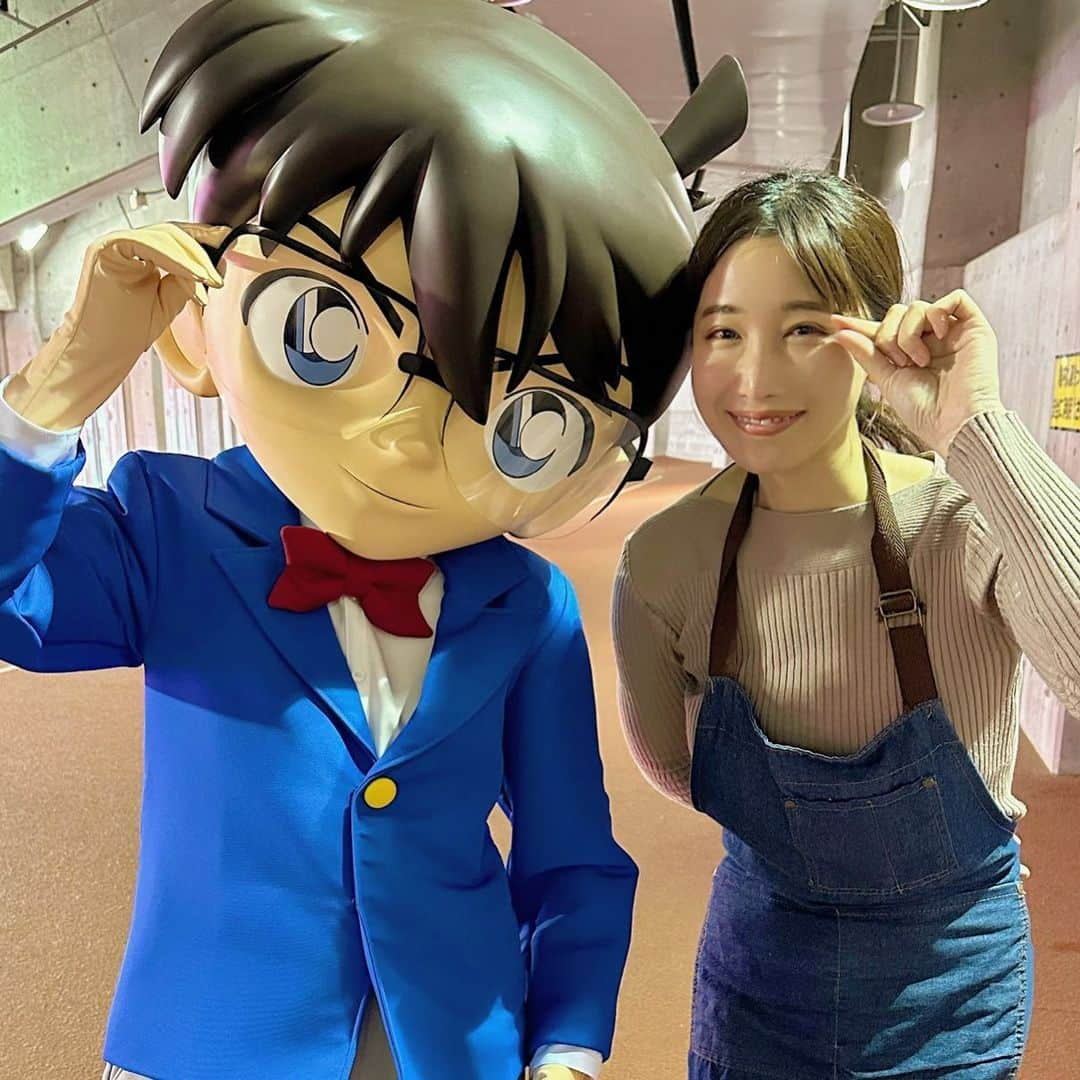 森朝奈さんのインスタグラム写真 - (森朝奈Instagram)「メガネポーズのコナンくん🥰」5月7日 15時15分 - asanamori