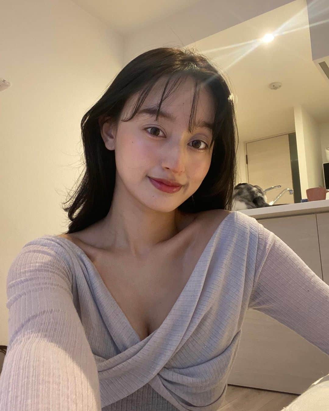 田澤明日香のインスタグラム：「Me before the meeting🤪」