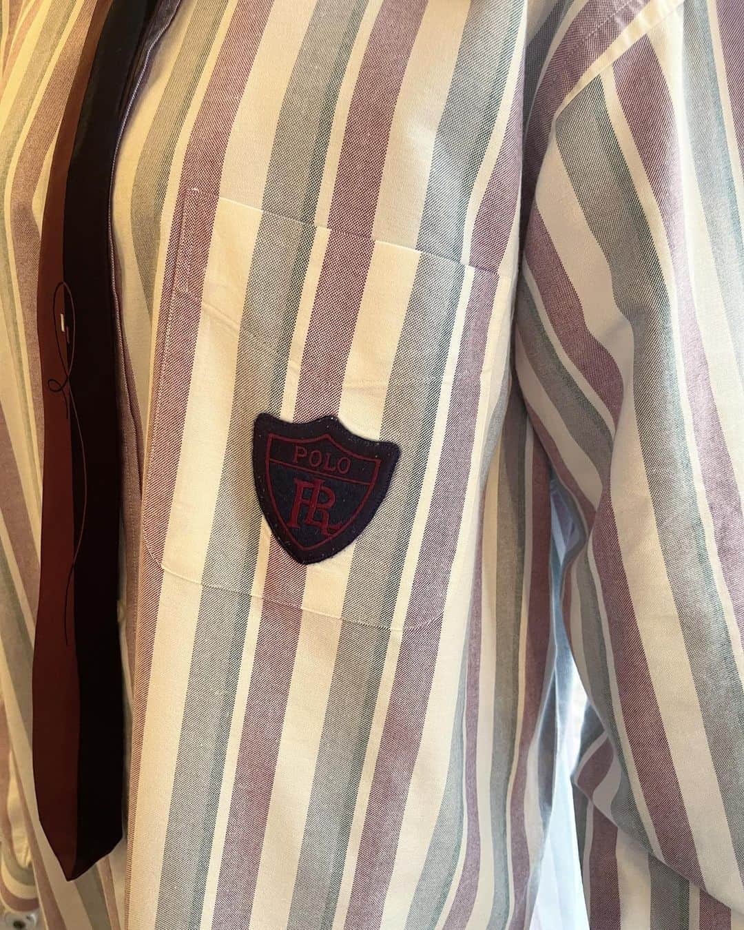 birthdeathさんのインスタグラム写真 - (birthdeathInstagram)「New Arrivals  90's Polo Ralph Lauren emblem patch striped  shirt  60's Silk tie  ＊上記の商品は店頭を優先して販売致しております。 通販をご希望される場合はお電話又はメール、DMにてお問い合わせくださいますようお願い申し上げます。  #birthdeath #vintage」5月7日 15時45分 - birthdeath_tokyo